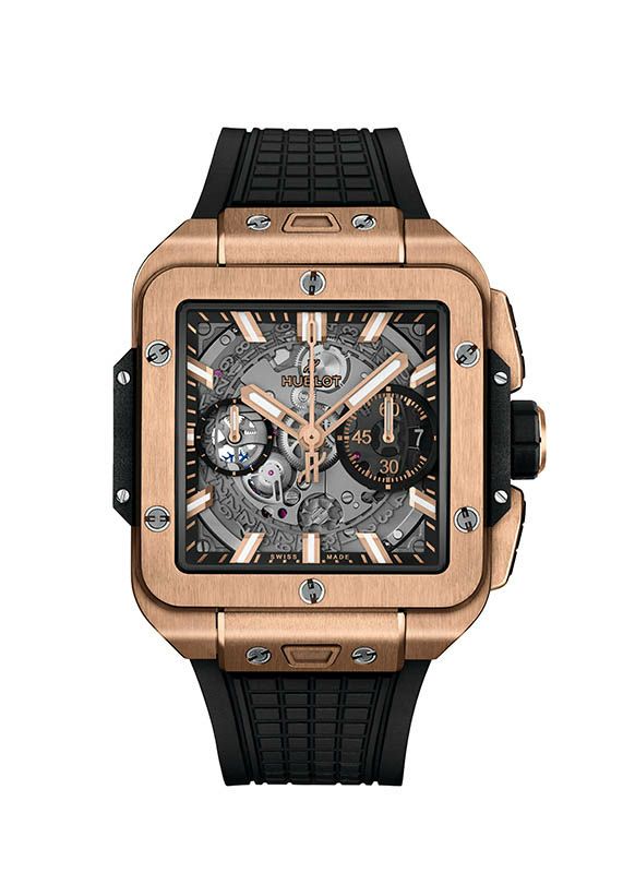 HUBLOT SQUARE BANG UNICO KING GOLD <br>ウブロ スクエア・バン ウニコ キングゴールド <br>821.OX.0180.RX