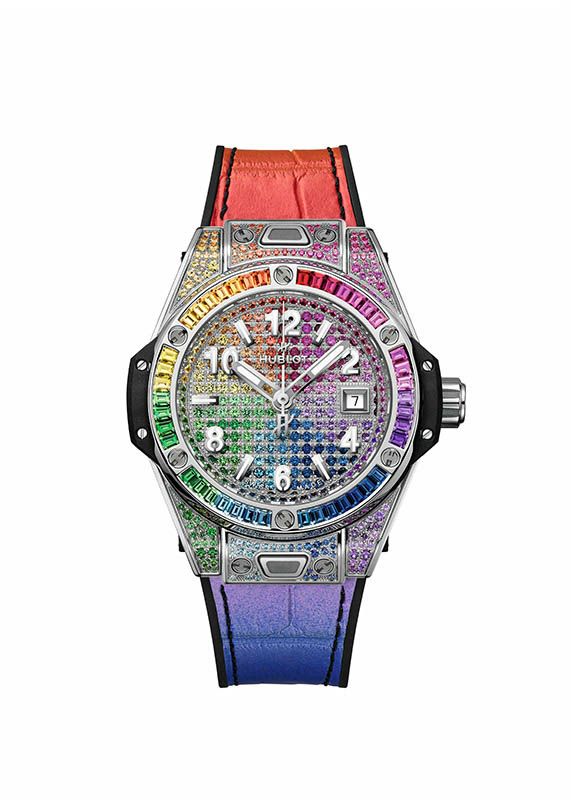 HUBLOT BIG BANG ONE CLICK STEEL RAINBOW ウブロ ビッグ・バン ワン