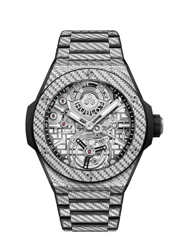 HUBLOT BIG BANG INTEGRATED TOURBILLON FULL CARBON <br>ウブロ ビッグ・バン インテグレーテッド トゥールビヨン フルカーボン <br>455.YS.0170.YS