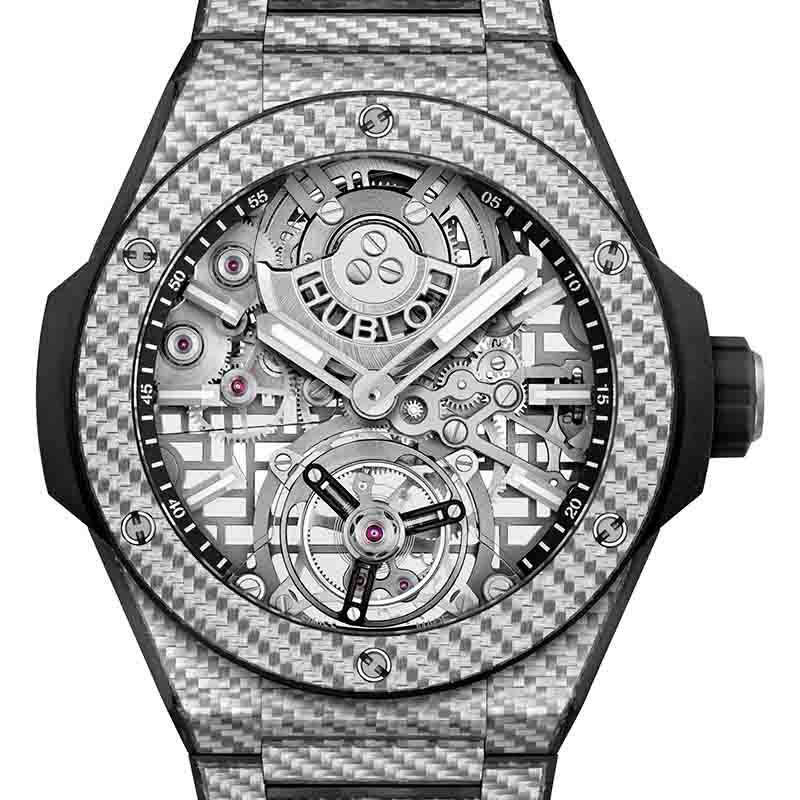 HUBLOT BIG BANG INTEGRATED TOURBILLON FULL CARBON <br>ウブロ ビッグ・バン インテグレーテッド トゥールビヨン フルカーボン <br>455.YS.0170.YS