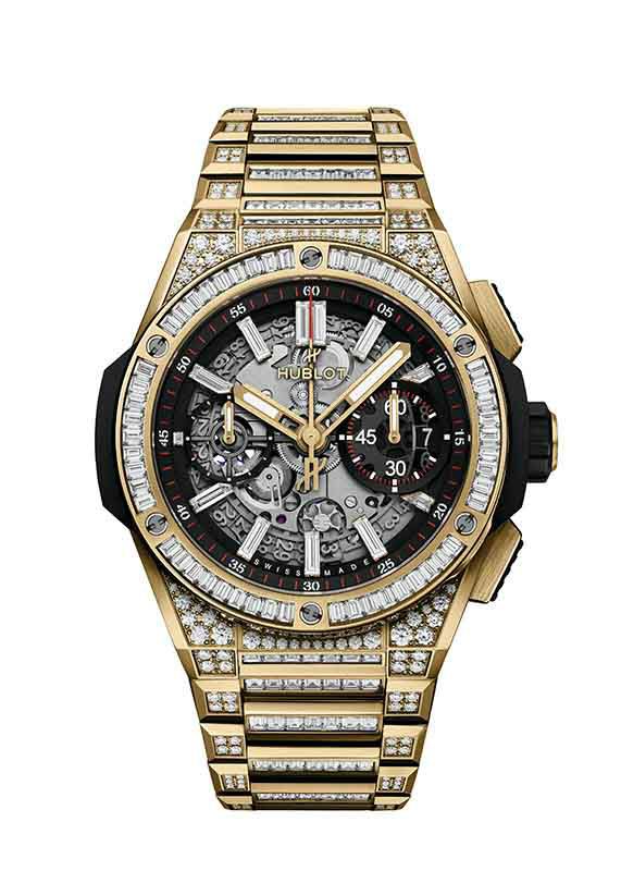 HUBLOT BIG BANG INTEGRATED YELLOW GOLD JEWELLERY ウブロ ビッグ 