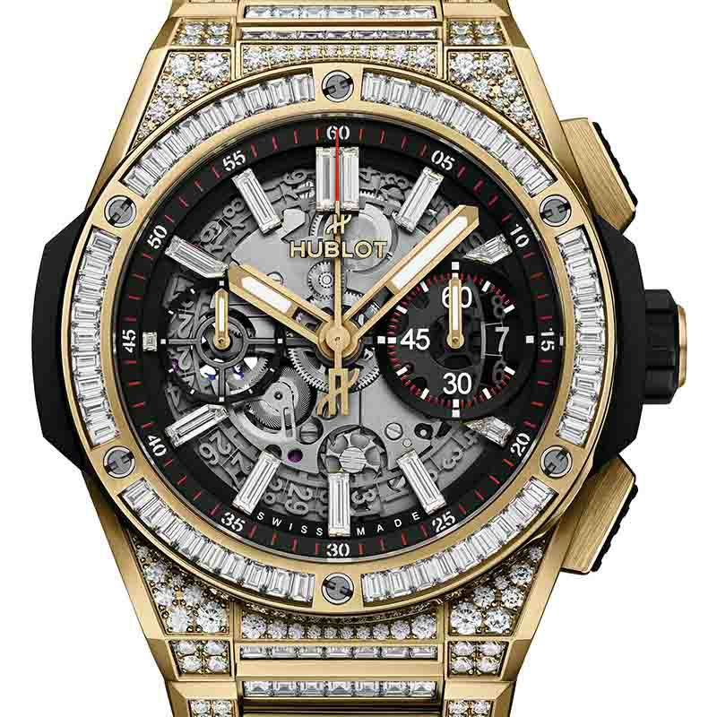 HUBLOT BIG BANG INTEGRATED YELLOW GOLD JEWELLERY <br>ウブロ ビッグ・バン インテグレーテッド イエローゴールド ジュエリー <br>451.VX.1130.VX.9804