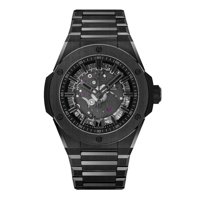 HUBLOT BIG BANG INTEGRATED TIME ONLY ALL BLACK ウブロ ビッグ・バン インテグレーテッド タイムオンリー  オールブラック 456.CX.0140.CX｜正規取り扱いブランド｜時計・腕時計の通販サイトBEST ISHIDA（正規・中古販売店）