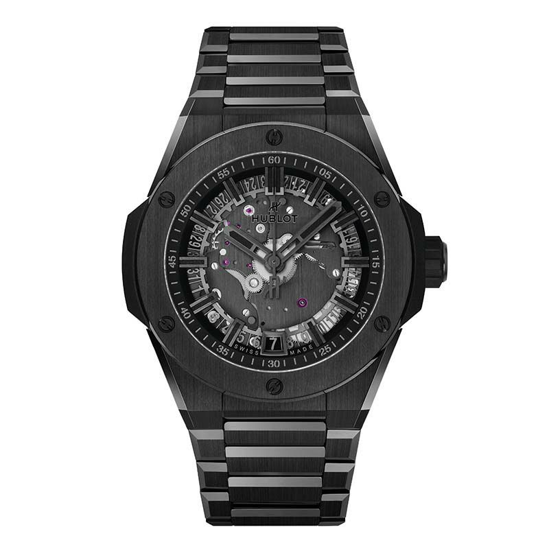 HUBLOT BIG BANG INTEGRATED TIME ONLY ALL BLACK ウブロ ビッグ・バン 