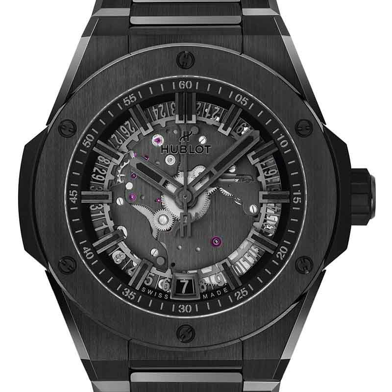 HUBLOT BIG BANG INTEGRATED TIME ONLY ALL BLACK ウブロ ビッグ・バン 