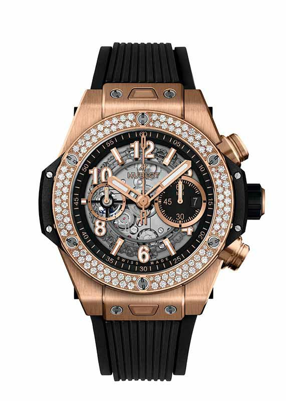 HUBLOT BIG BANG UNICO KING GOLD DIAMONDS <br>ウブロ ビッグ・バン ウニコ キングゴールド ダイヤモンド <br>421.OX.1180.RX.1104