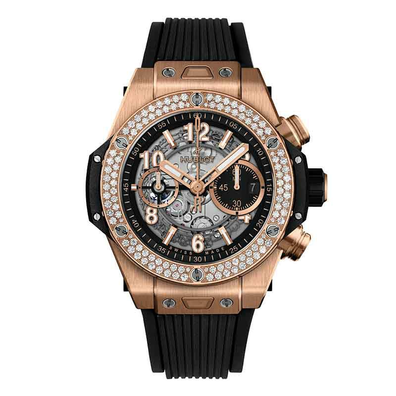 HUBLOT BIG BANG UNICO KING GOLD DIAMONDS <br>ウブロ ビッグ・バン ウニコ キングゴールド ダイヤモンド <br>421.OX.1180.RX.1104