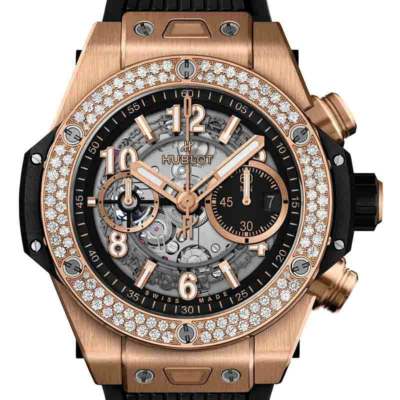 HUBLOT BIG BANG UNICO KING GOLD DIAMONDS <br>ウブロ ビッグ・バン ウニコ キングゴールド ダイヤモンド <br>421.OX.1180.RX.1104