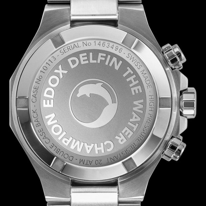 EDOX DELFIN THE ORIGINAL CHRONOGRAPH , エドックス デルフィン オリジナル クロノグラフ ,  10113-3M-NIN