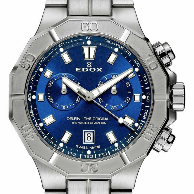 EDOX DELFIN THE ORIGINAL CHRONOGRAPH エドックス デルフィン  