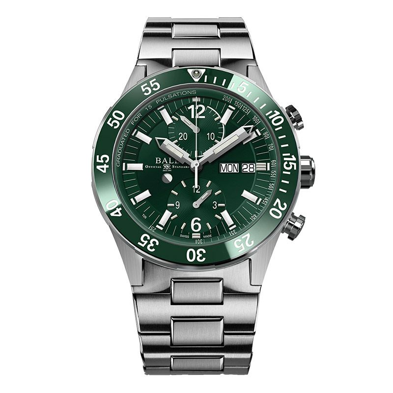 ボールウォッチ トレインマスター パルスメーターII クロノグラフ C  