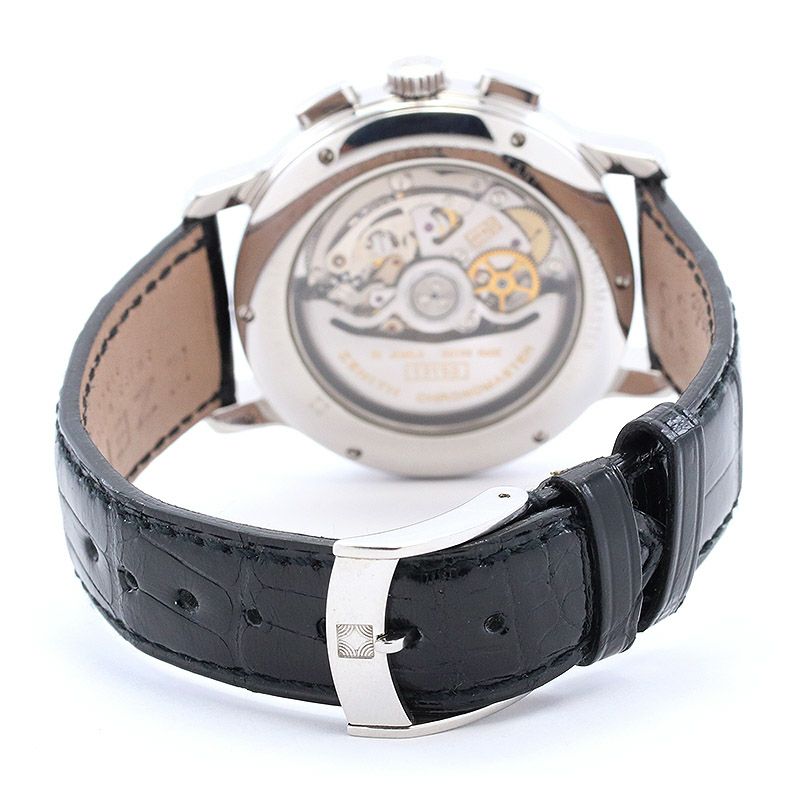 【中古】ZENITH CHRONOMASTER T EL PRIMERO MOON PHASE <br>ゼニス クロノマスターT エル・プリメロ ムーンフェイズ <br>01.0240.410