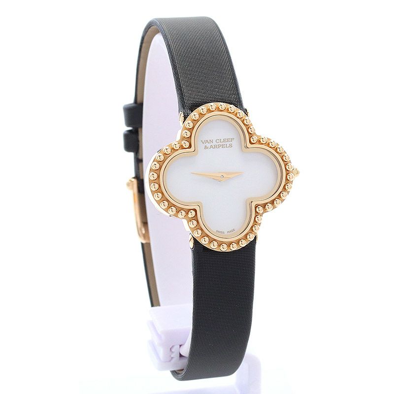 中古】VAN CLEEF＆ARPELS VINTAGE ALHAMBRA SMALL MODEL WATCH ヴァン