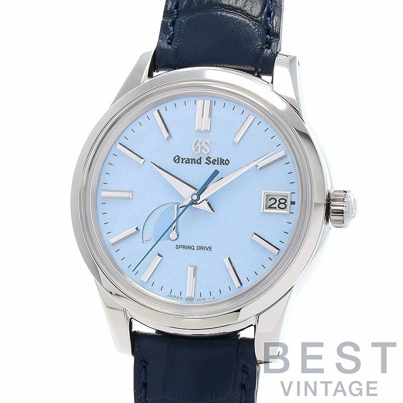 中古】GRAND SEIKO ELEGANCE COLLECTION SPRING DRIVE BLUE SNOWFLAKE 