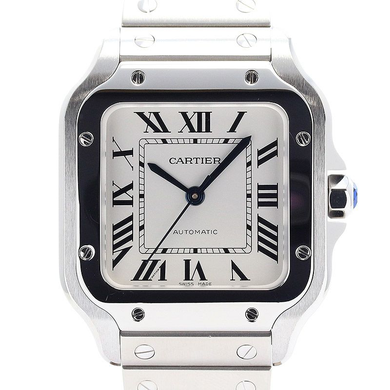 【中古】CARTIER SANTOS DE CARTIER MEDIUM MODEL <br>カルティエ サントス ドゥ カルティエ MM <br>WSSA0010