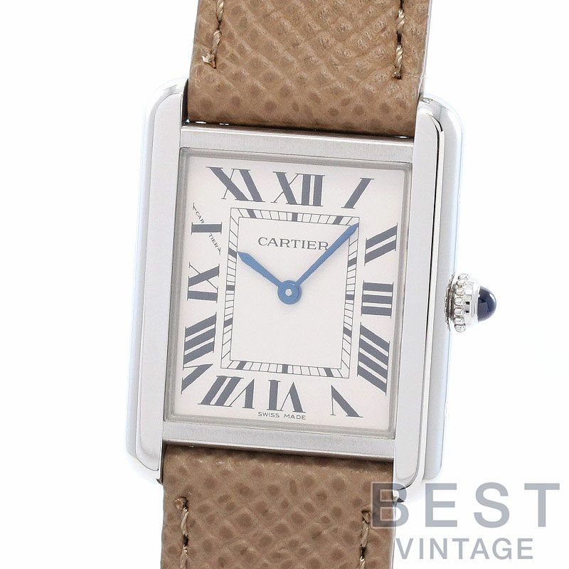 【中古】CARTIER TANK SOLO WATCH SMALL MODEL <br>カルティエ タンク ソロ ウォッチ SM <br>W5200005