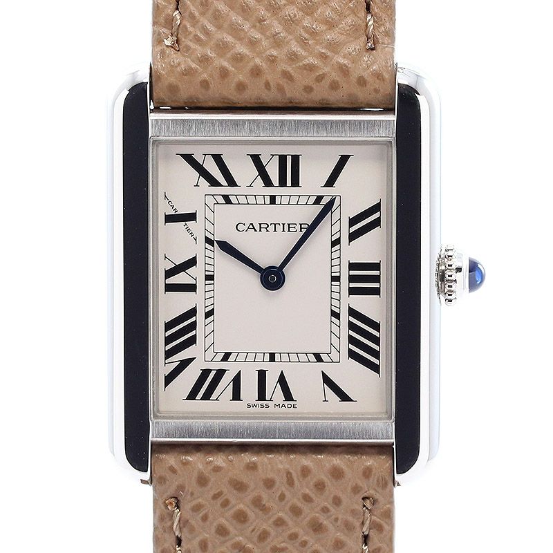 【中古】CARTIER TANK SOLO WATCH SMALL MODEL <br>カルティエ タンク ソロ ウォッチ SM <br>W5200005