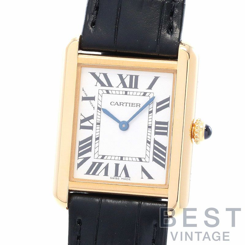 カルティエ CARTIER W5200000 タンクソロSM クォーツ レディース 良品  