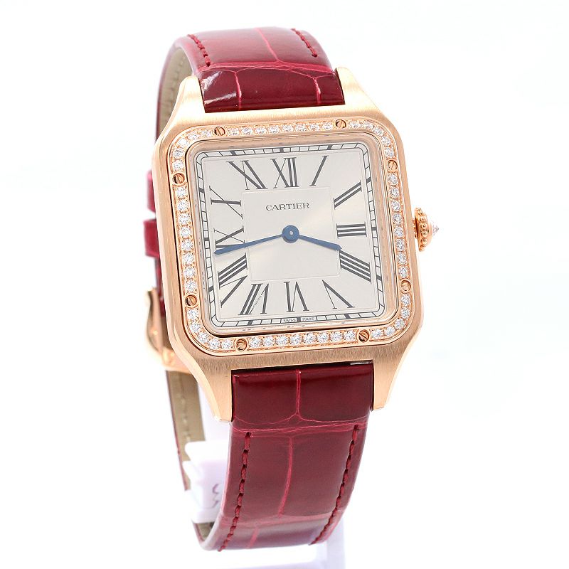 中古】CARTIER SANTOS-DUMONT WATCH LARGE MODEL カルティエ サントス 