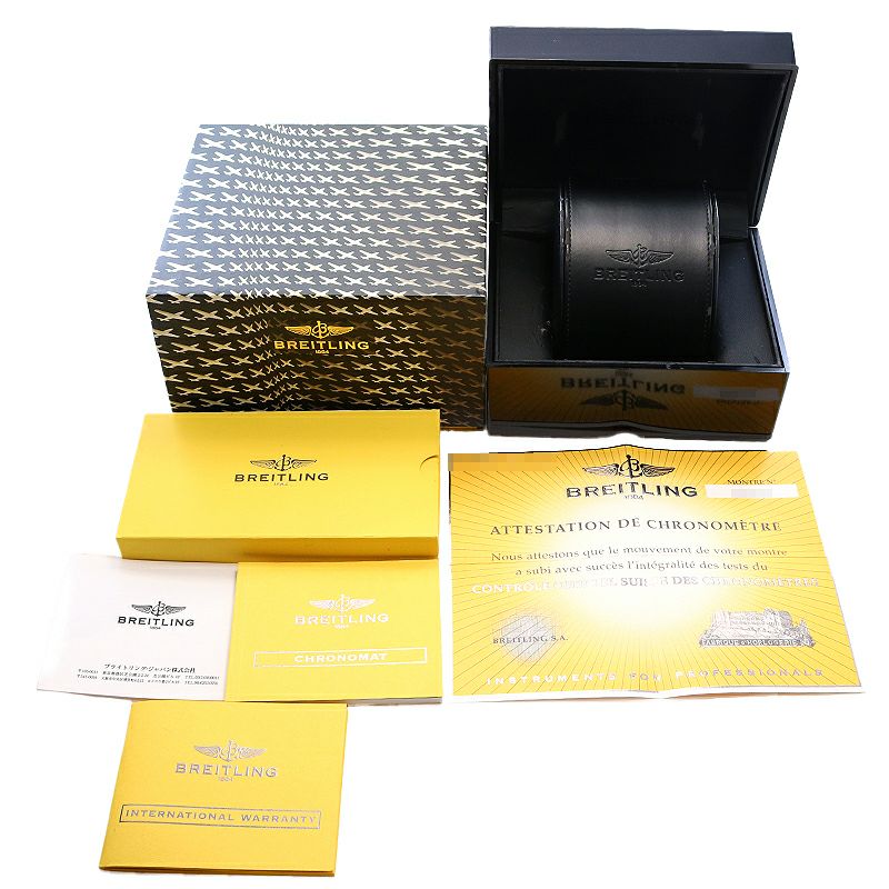 【中古】BREITLING CHRONOMAT EVOLUTION ブライトリング クロノマット エボリューション C1335653/A647/437X/A20BA.1 (C156A74KBA)