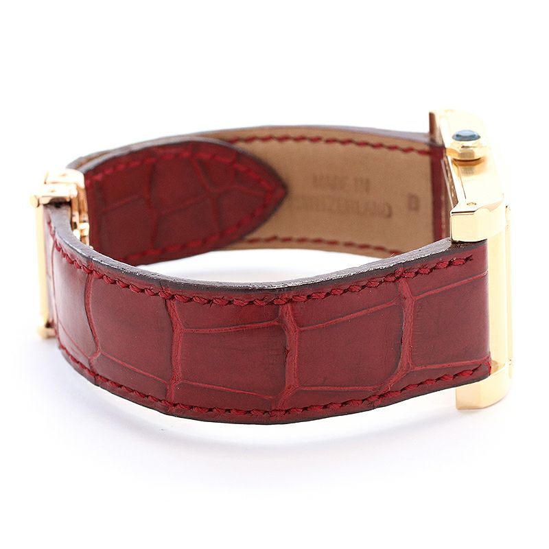 【中古】CARTIER TANK A VIS WATCH TWO TIME ZORN LARGE MODEL CPCP <br>カルティエ タンク ア ヴィス 2タイムゾーンLM CPCP <br>W1534251