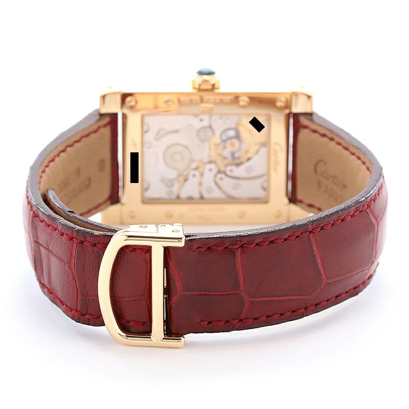 【中古】CARTIER TANK A VIS WATCH TWO TIME ZORN LARGE MODEL CPCP <br>カルティエ タンク ア ヴィス 2タイムゾーンLM CPCP <br>W1534251