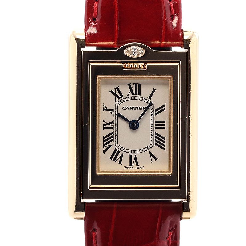 中古】CARTIER TANK BASCULANTE SMALL MODEL カルティエ タンク 