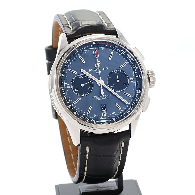 中古】BREITLING PREMIER B01 CHRONOGRAPH 42 BLACK MOTHER OF PEARL 