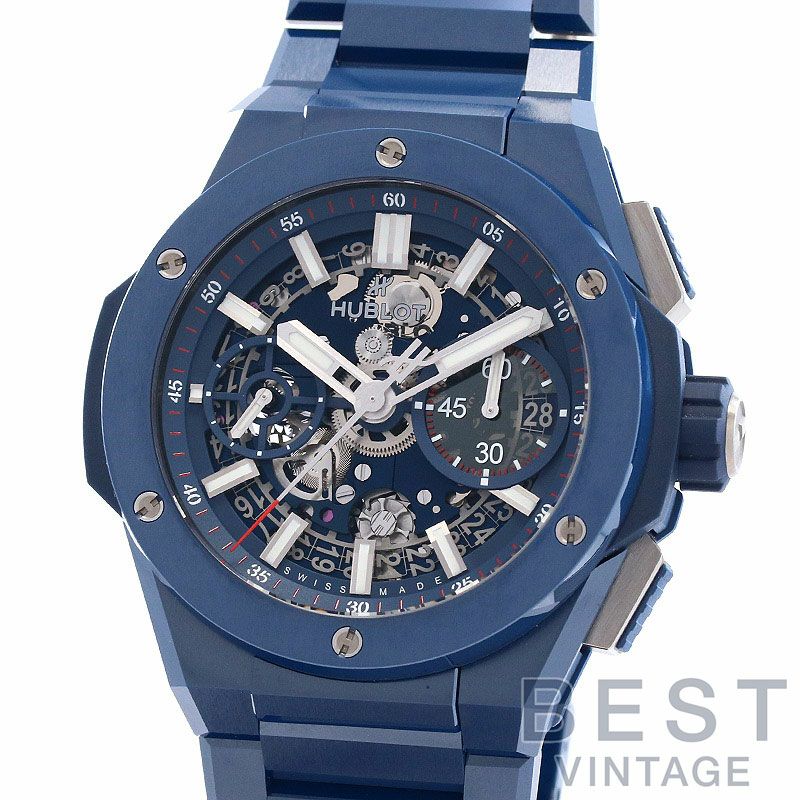 【中古】HUBLOT BIG BANG INTEGRATED BLUE CERAMIC ウブロ ビッグ バン インテグレーテッド ブルーセラミック 451.EX.5123.EX