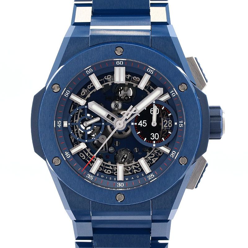 【中古】HUBLOT BIG BANG INTEGRATED BLUE CERAMIC ウブロ ビッグ バン インテグレーテッド ブルーセラミック 451.EX.5123.EX