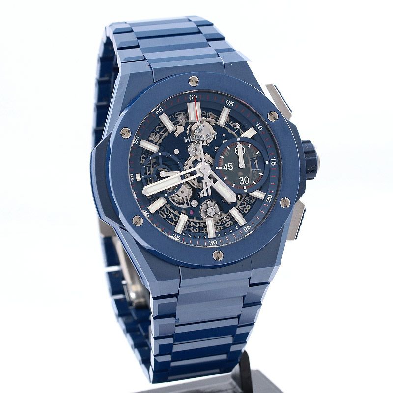 【中古】HUBLOT BIG BANG INTEGRATED BLUE CERAMIC ウブロ ビッグ バン インテグレーテッド ブルーセラミック 451.EX.5123.EX