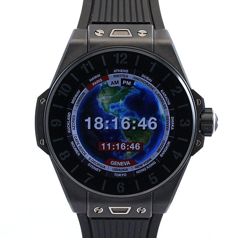 【中古】HUBLOT BIG BANG e UEFA EURO 2020 BLACK CERAMIC ウブロ ビッグ バン e UEFA EURO 2020 ブラックセラミック 440.CI.1100.RX