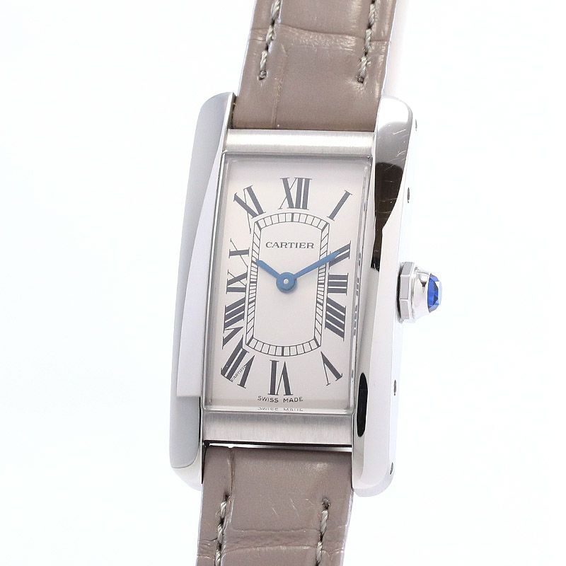 中古】CARTIER TANK AMERICAINE SMALL MODEL カルティエ タンク