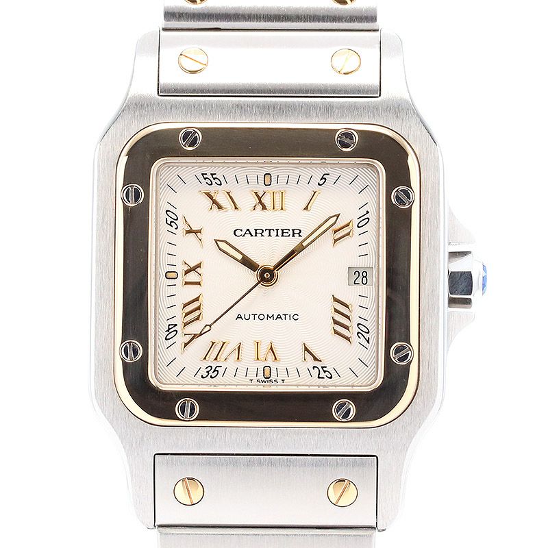 中古】CARTIER SANTOS GALBEE LARGE MODEL 20TH ANNIVERSARY EDITION 