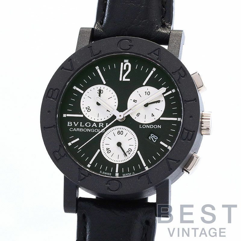 中古】BVLGARI BVLGARI BVLGARI CHRONOGRAPH CARBON GOLD LIMITED TO 