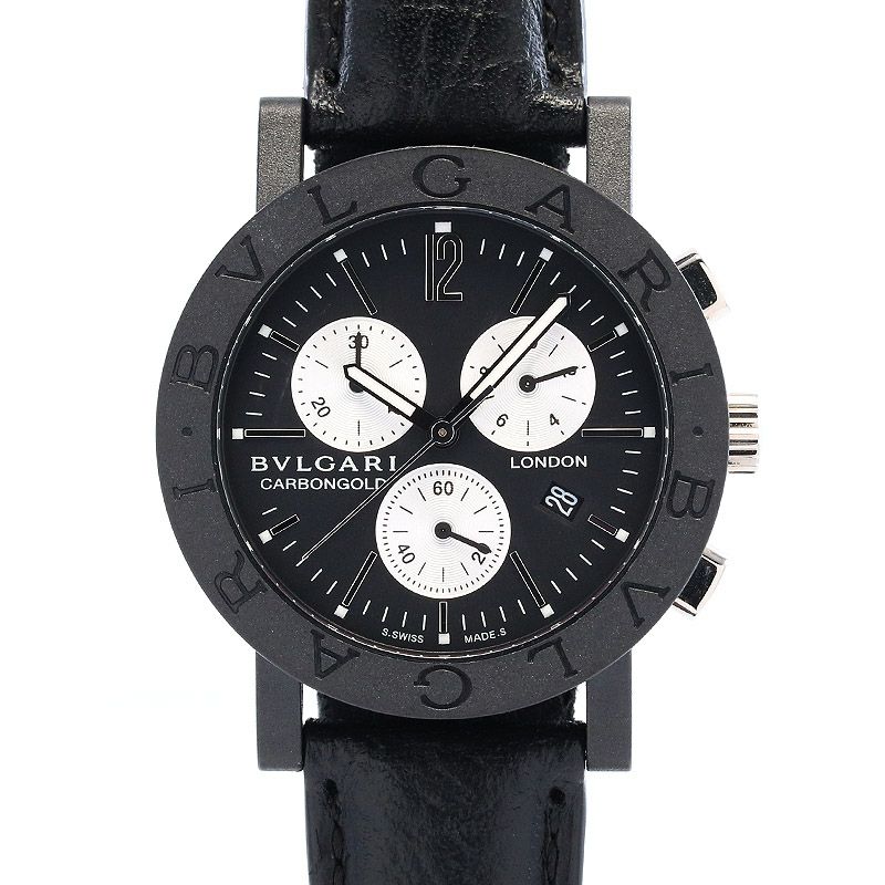 中古】BVLGARI BVLGARI BVLGARI CHRONOGRAPH CARBON GOLD LIMITED TO 