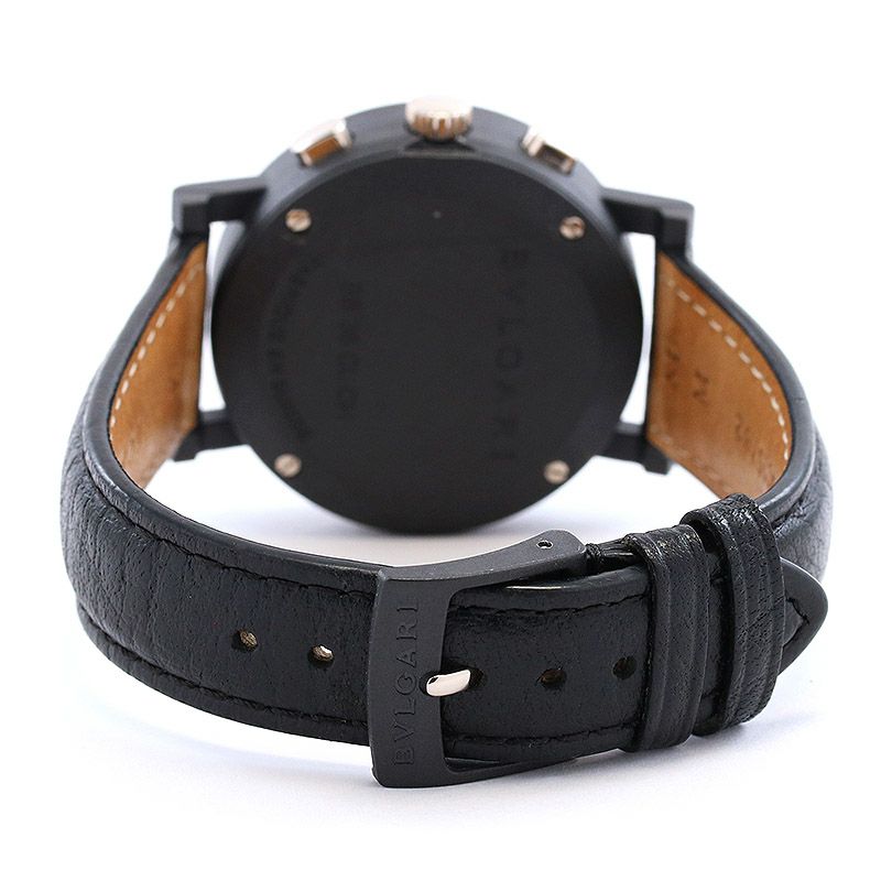 中古】BVLGARI BVLGARI BVLGARI CHRONOGRAPH CARBON GOLD LIMITED TO 