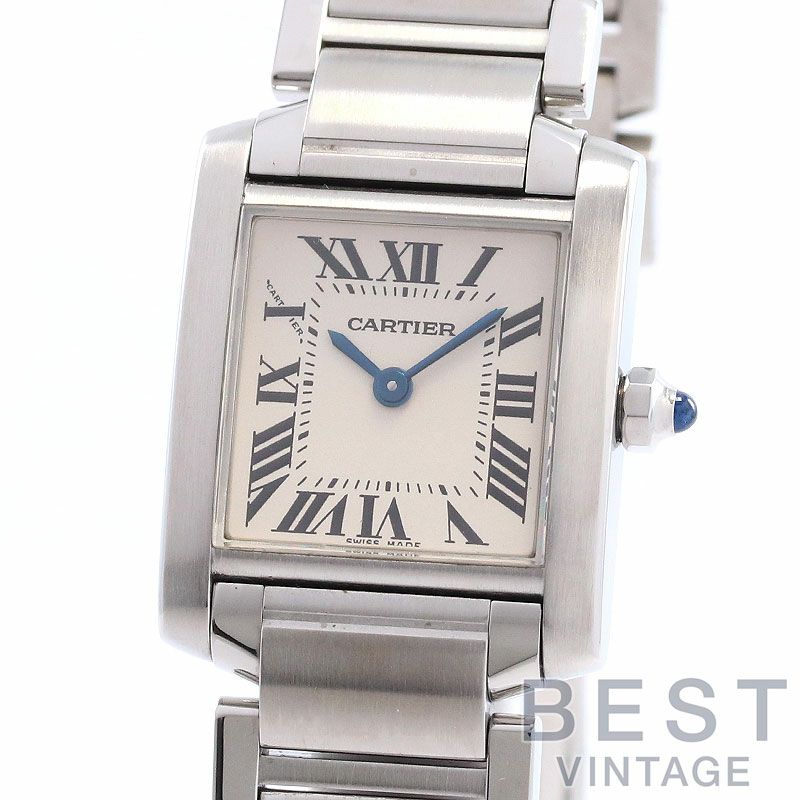 【中古】CARTIER TANK FRANCAISE SMALL MODELカルティエ タンク フランセーズ ウォッチ SM / タンクフランセーズSMW51008Q3