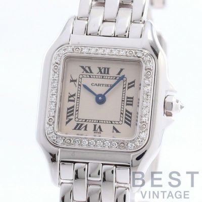 中古】CARTIER PANTHERE SM DIAMOND BEZEL カルティエ パンテールSM ...