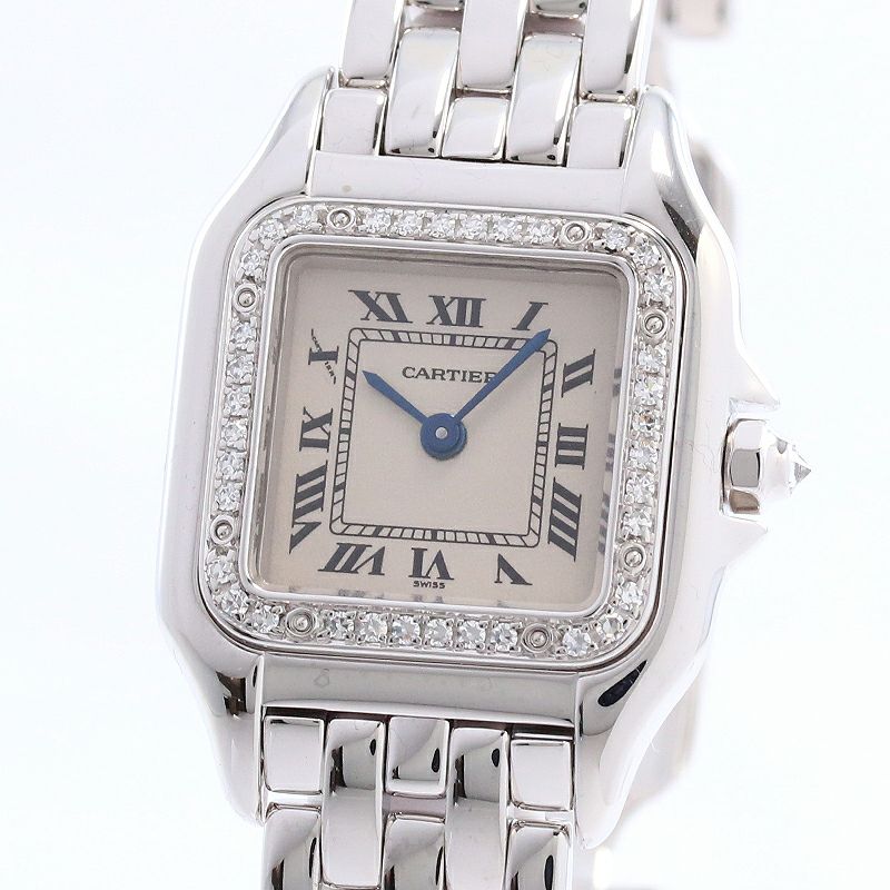 中古】CARTIER PANTHERE SM DIAMOND BEZEL カルティエ パンテールSM  