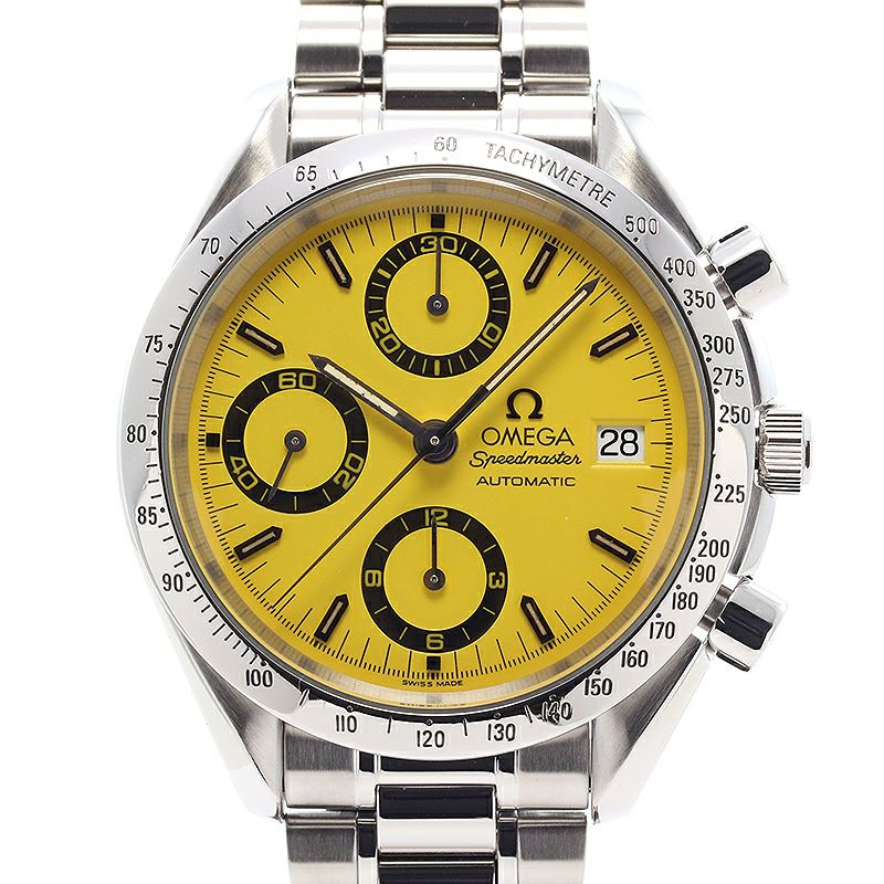 【中古】OMEGA SPEEDMASTER DATE MICHAEL SCHUMACHER 1ST MODEL <br>オメガ スピードマスター デイト ミハエル・シューマッハ ファーストモデル <br>3511.12.00