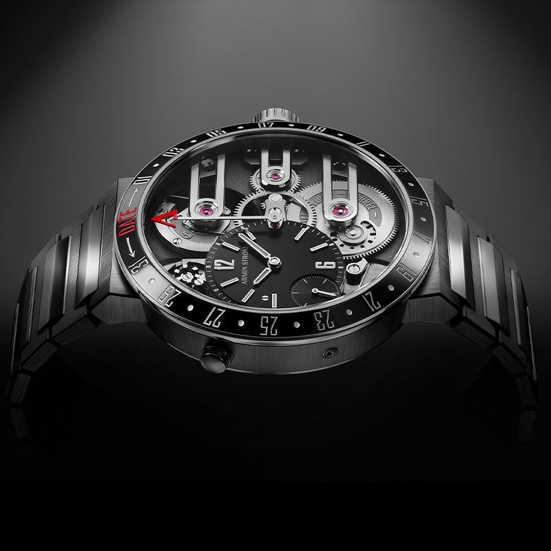 ダニエルストローム200万円腕時計 agonium collection機械式自動巻オメガomega ETAシュトローム - ブランド腕時計