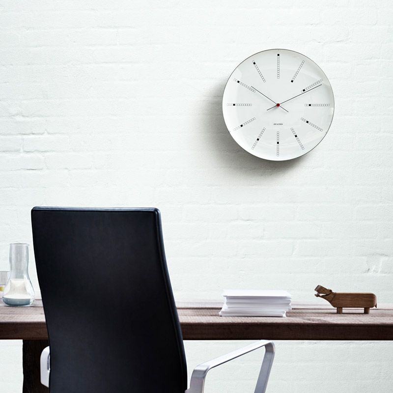 ARNE JACOBSEN BANKERS WALL CLOCK 160mm アルネ ヤコブセン ...