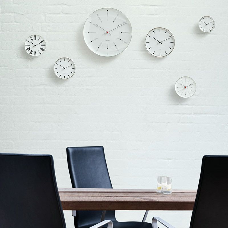 Arne Jacobsen アルネヤコブセン 壁時計 29cmジャンク品 - インテリア時計