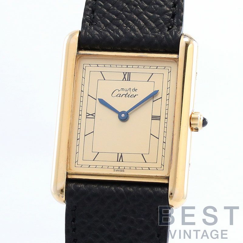 中古】CARTIER MUST TANK LARGE MODEL VERMEIL カルティエ マストタンクLM ヴェルメイユ 6  81006｜ヴィンテージブランド｜時計・腕時計の通販サイトBEST ISHIDA（正規・中古販売店）