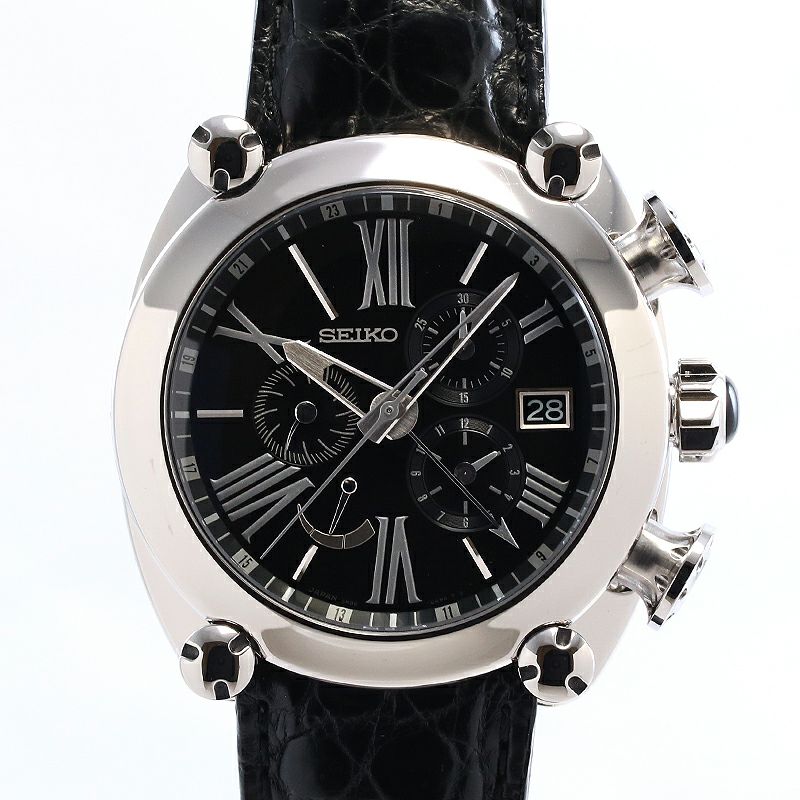 中古】SEIKO GALANTE SPRING DRIVE CHRONOGRAPH GMT セイコー ガランテ  