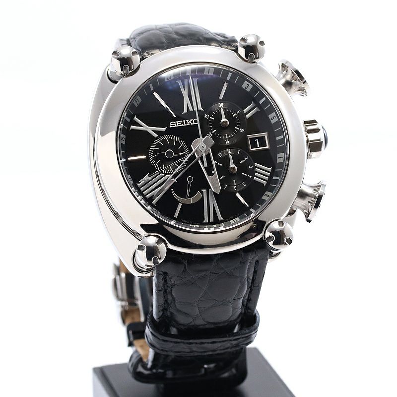 中古】SEIKO GALANTE SPRING DRIVE CHRONOGRAPH GMT セイコー 