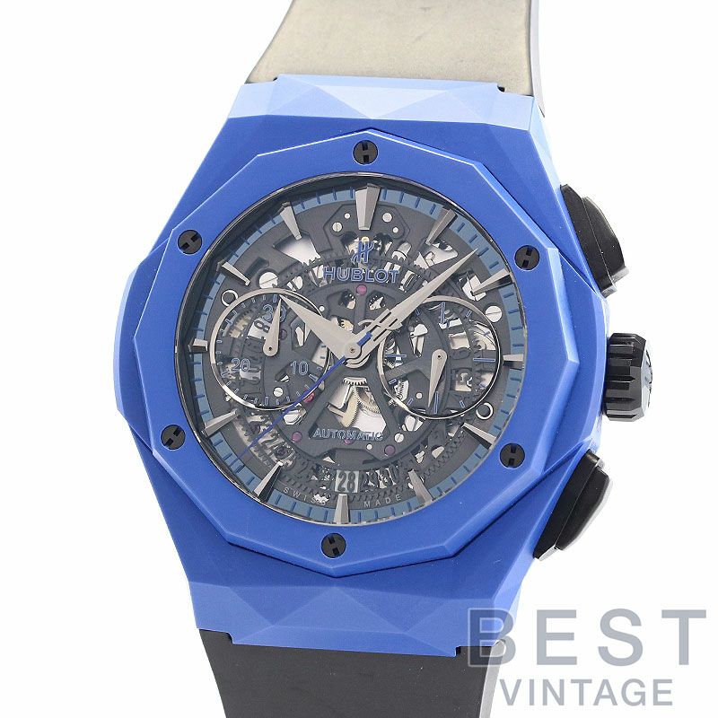 【中古】HUBLOT CLASSIC FUSION AERO FUSION ORLINSKI BLUE CERAMIC LIMITED TO 200 ウブロ クラシック・フュージョン アエロ・フュージョン オーリンスキー ブルーセラミック 世界200本限定 525.EX.0179.RX.ORL18