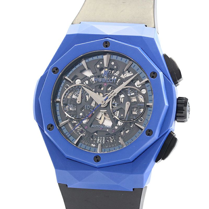 【中古】HUBLOT CLASSIC FUSION AERO FUSION ORLINSKI BLUE CERAMIC LIMITED TO 200 ウブロ クラシック・フュージョン アエロ・フュージョン オーリンスキー ブルーセラミック 世界200本限定 525.EX.0179.RX.ORL18