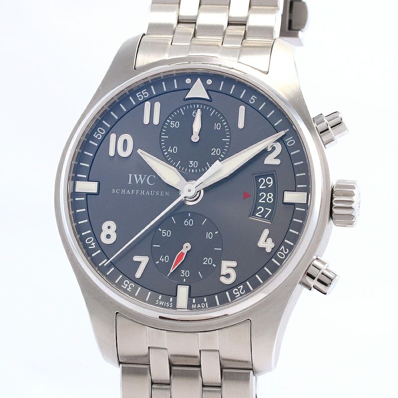 中古】IWC PILOT'S WATCH SPITFIRE CHRONOGRAPH アイ・ダブリュー